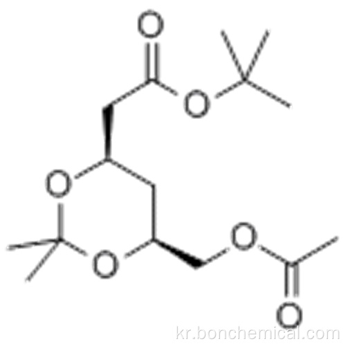 tert- 부틸 (4R- 시스) -6-[(아세틸 옥시) 메틸] -2,2- 디메틸 -1,3- 디 옥산 -4- 아세테이트 CAS 154026-95-6